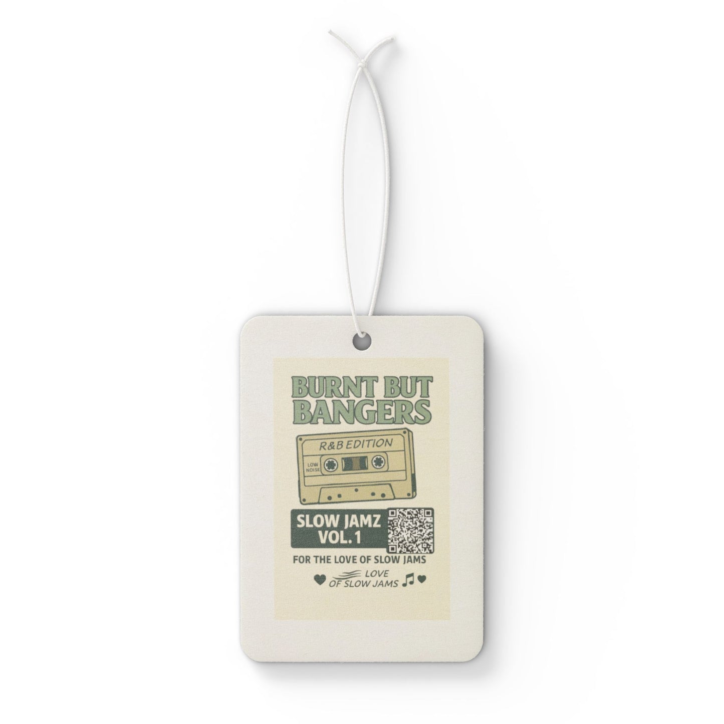 Retro Cassette Car Air Freshener - 'Burnt But Bangers' Slow Jam Edition