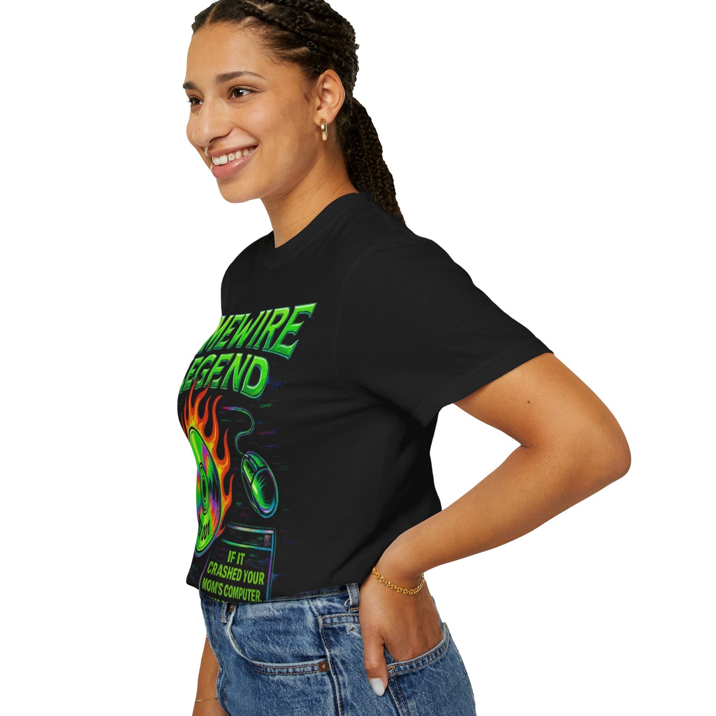Limewire Legend Unisex T-Shirt – Vintage Music Vibe (Black Edition)