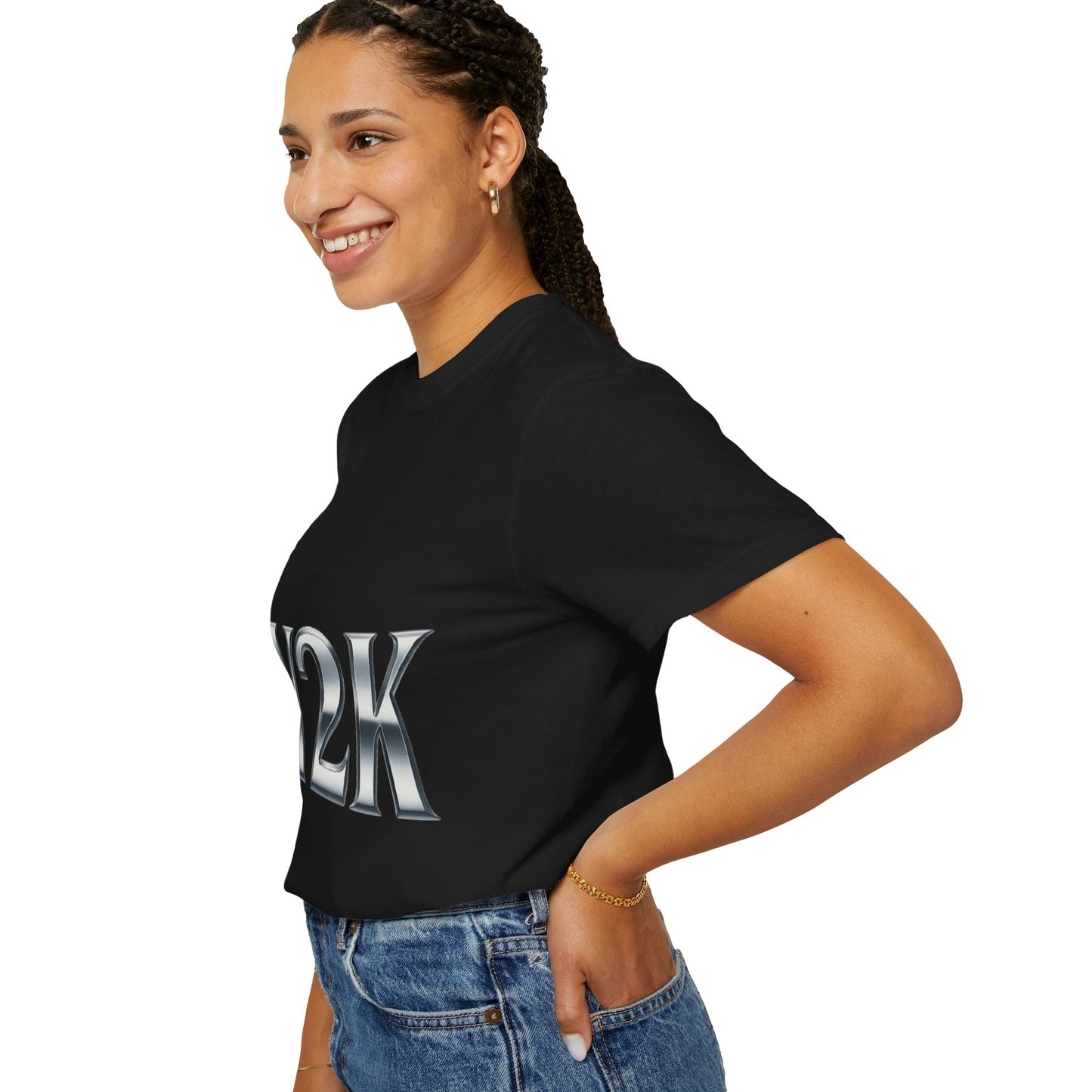 Y2K Unisex T-Shirt – Retro 2000s Vibe (Black Edition)
