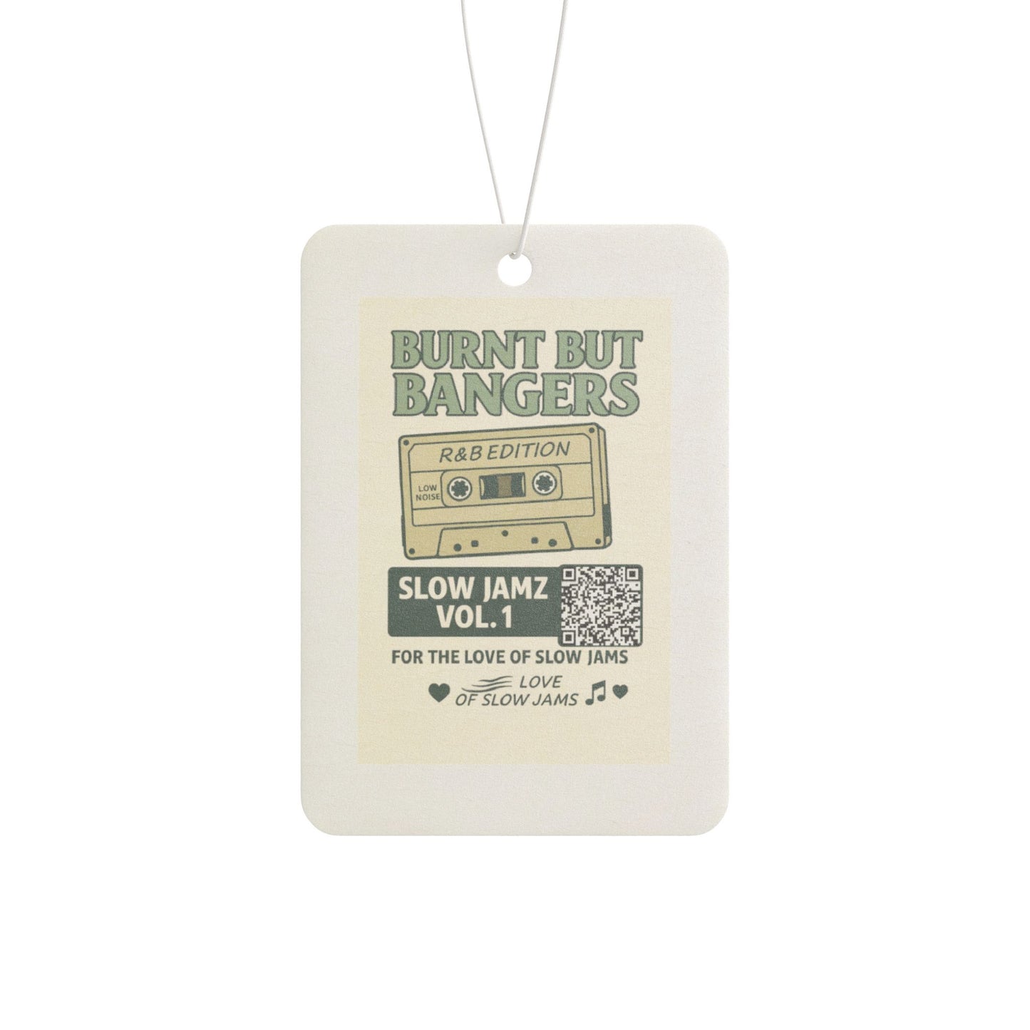 Retro Cassette Car Air Freshener - 'Burnt But Bangers' Slow Jam Edition
