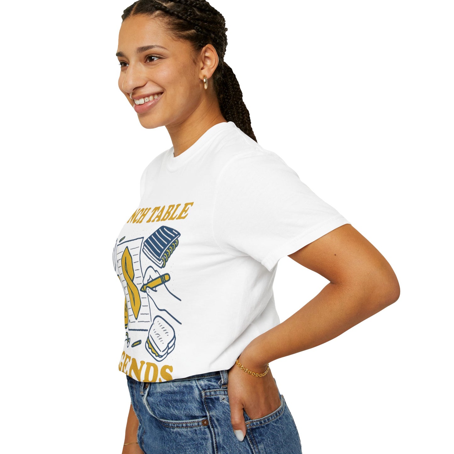 Lunch Table Legends Unisex T-Shirt - Sketch. Snack. Roast. Repeat.
