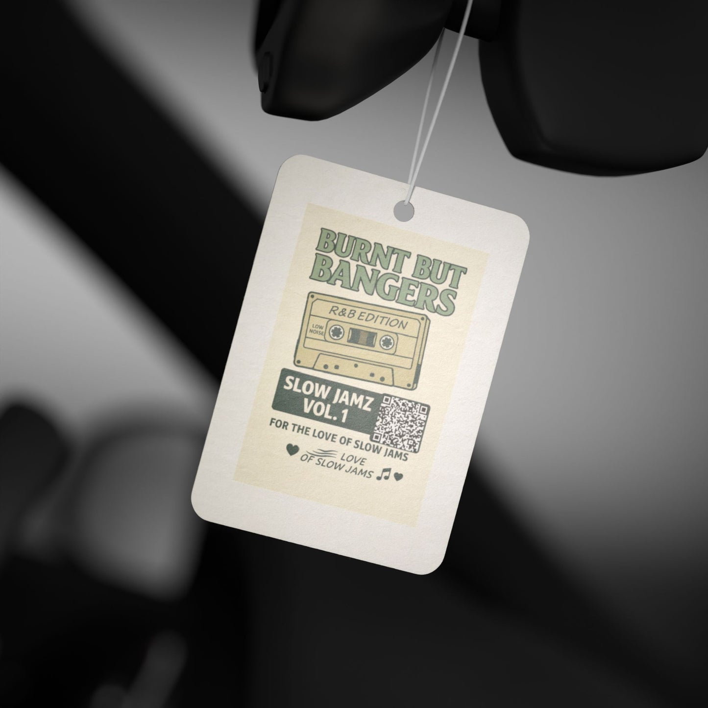 Retro Cassette Car Air Freshener - 'Burnt But Bangers' Slow Jam Edition