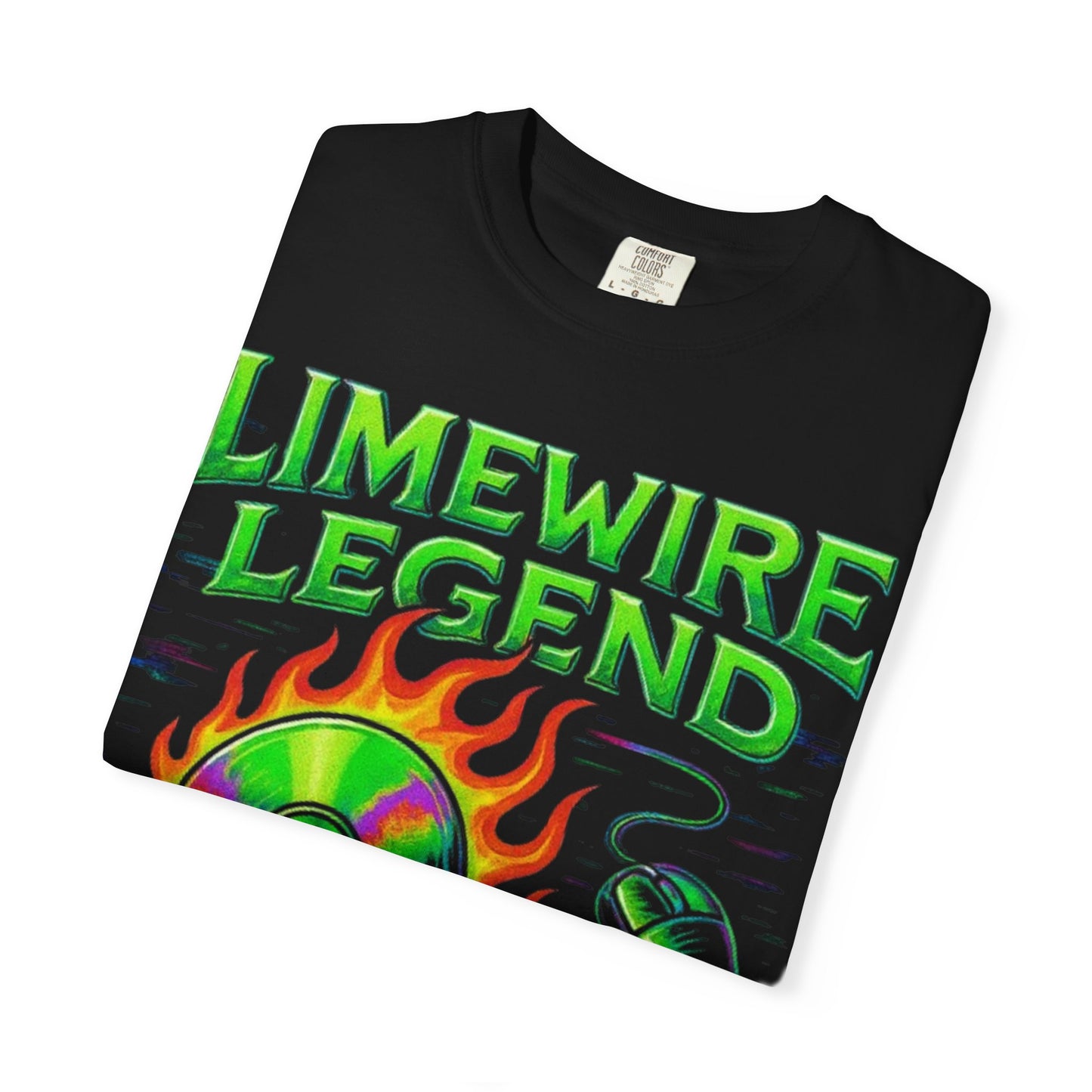 Limewire Legend Unisex T-Shirt – Vintage Music Vibe (Black Edition)