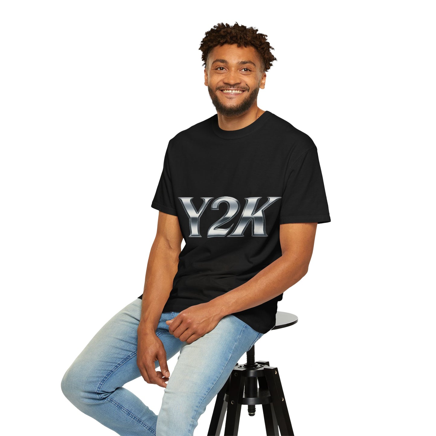 Y2K Unisex T-Shirt – Retro 2000s Vibe (Black Edition)