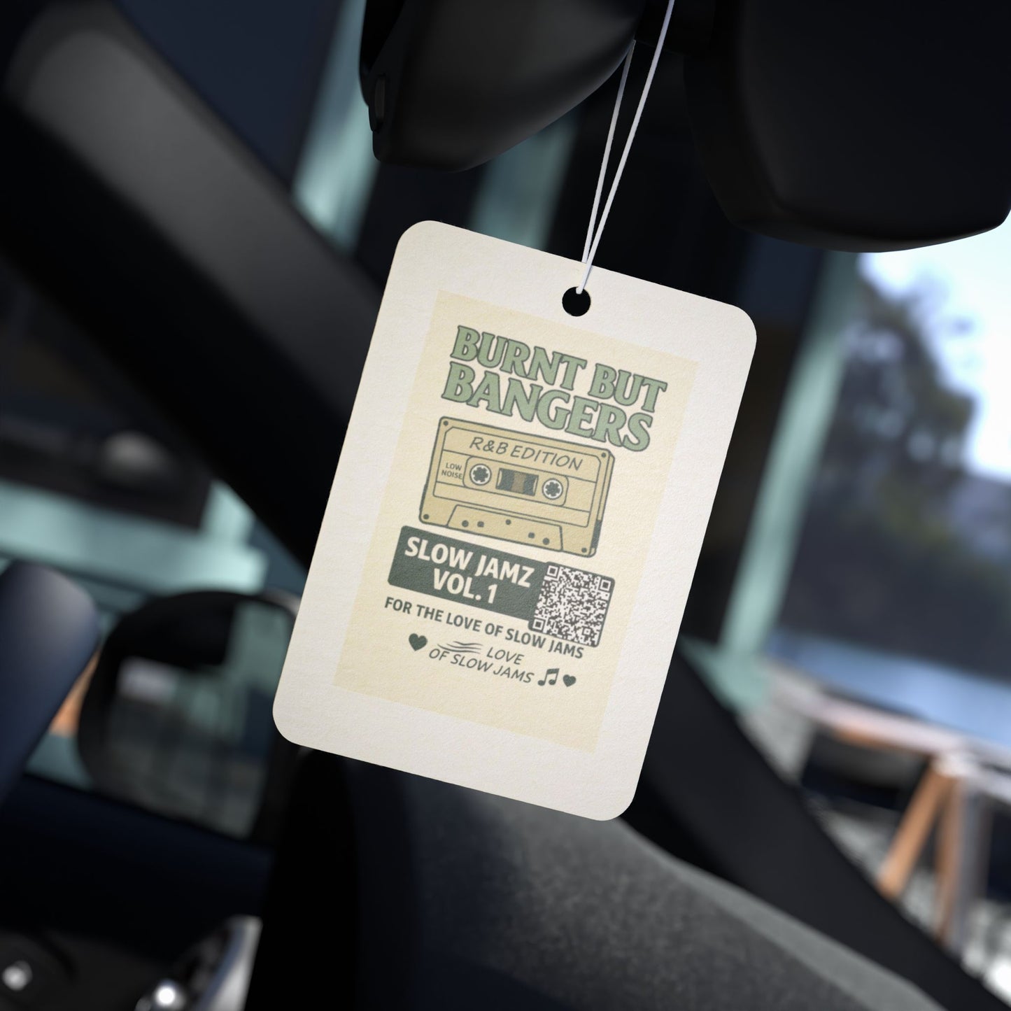 Retro Cassette Car Air Freshener - 'Burnt But Bangers' Slow Jam Edition