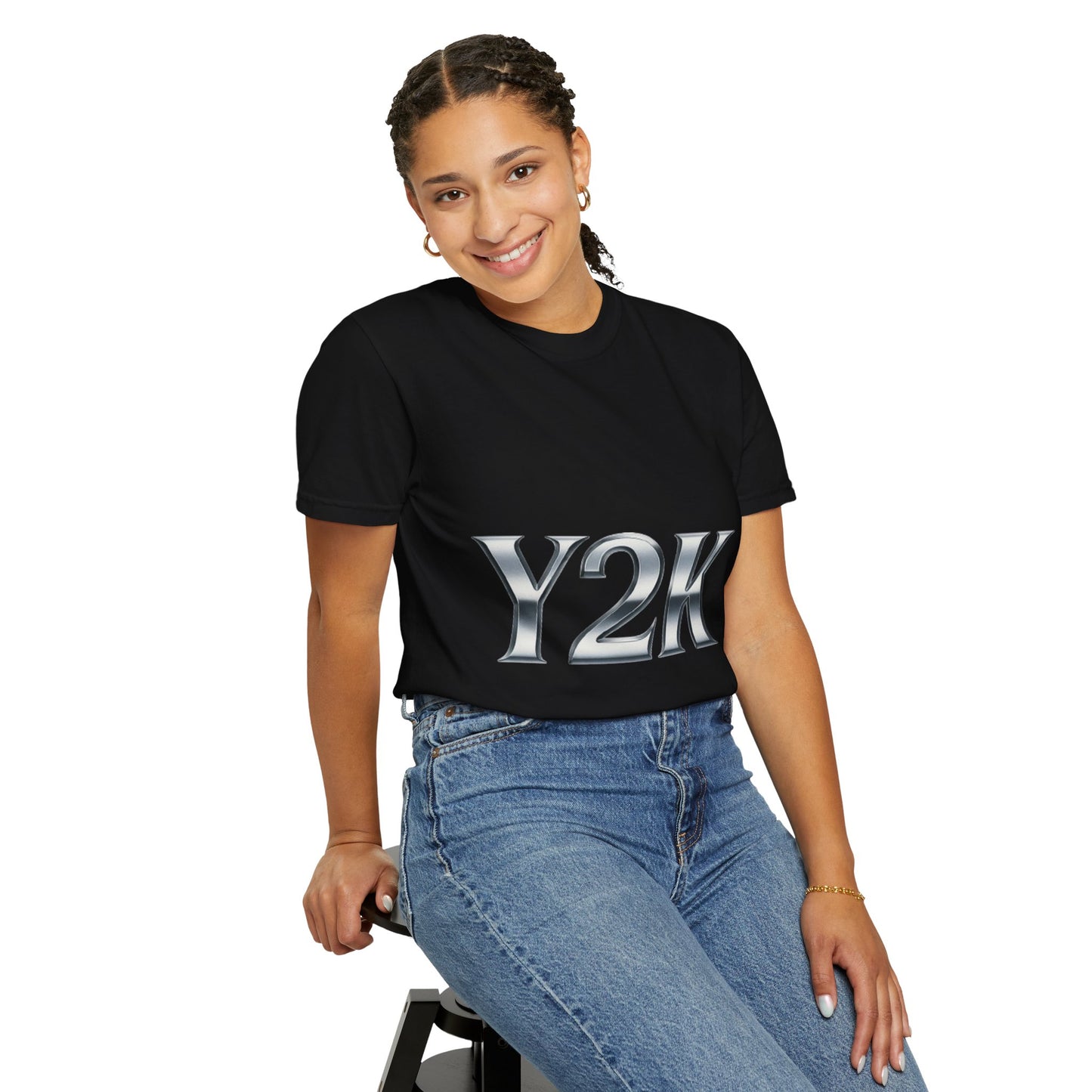 Y2K Unisex T-Shirt – Retro 2000s Vibe (Black Edition)