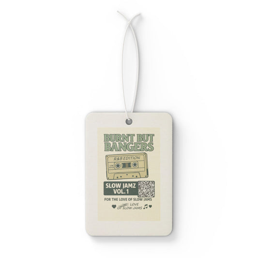 Retro Cassette Car Air Freshener - 'Burnt But Bangers' Slow Jam Edition