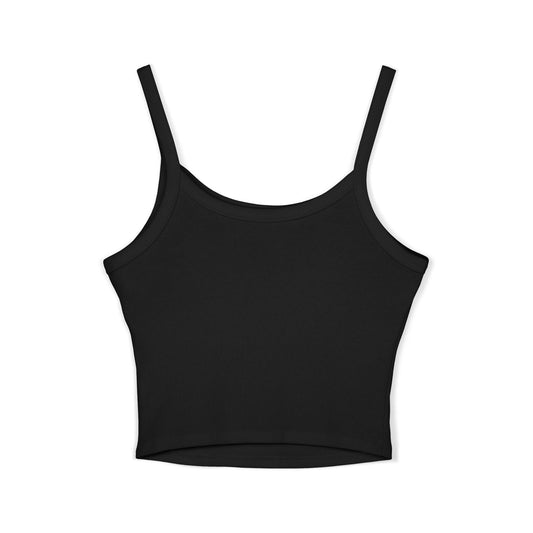 Y2K Spaghetti Strap Tank – Black Vintage Baby Tee Vibes