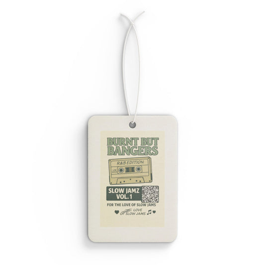 Retro Cassette Car Air Freshener - 'Burnt But Bangers' Slow Jam Edition