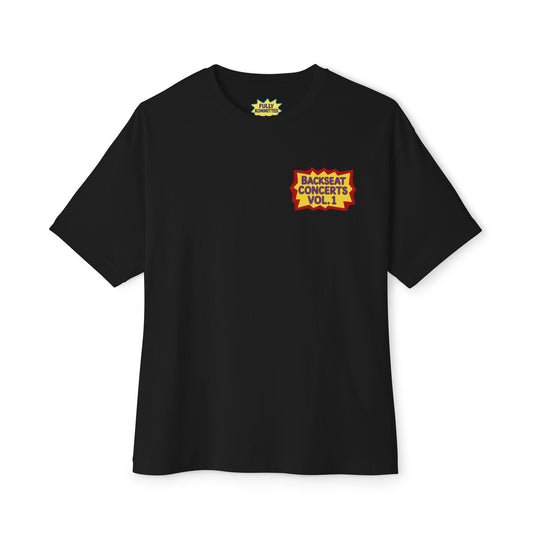 Raised on Road Trips & R&B” Oversized Tee – 90s Retro Graphic Shirt