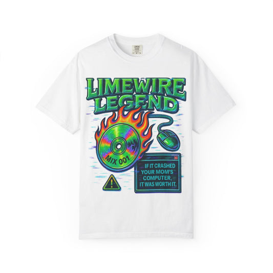 Limewire Legend Unisex T-Shirt - Nostalgic Music Tee for Tech Lovers